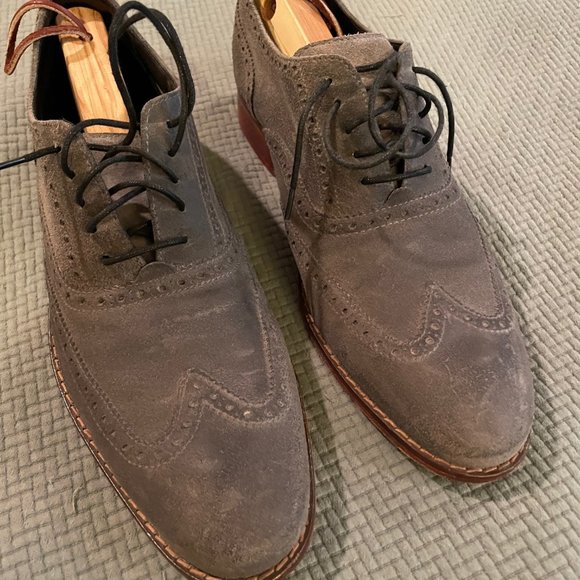 Cole Haan Suede Shoes w  Nike Air Soles. main image 4
